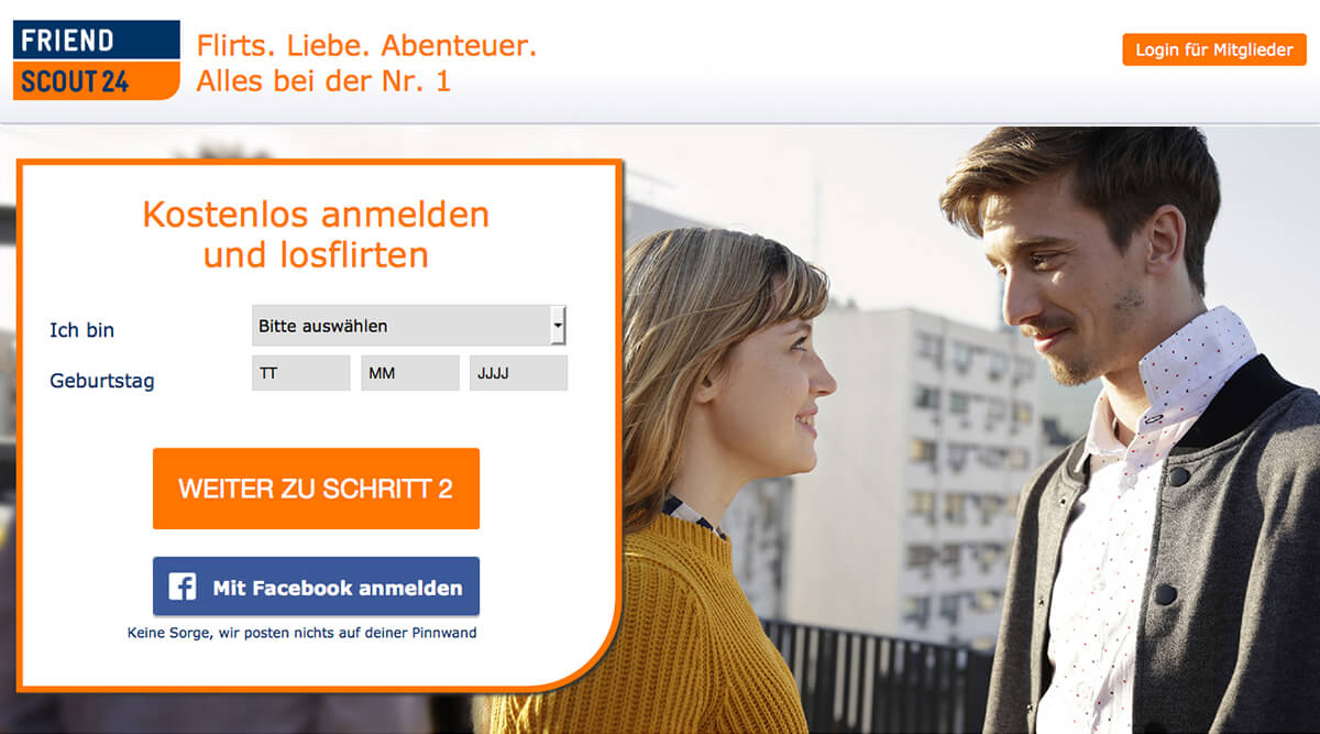 Friendscout login mitglieder